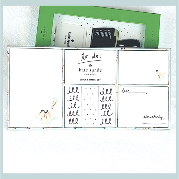 Kate Spade | Sticky Note Stattionary set NEW!